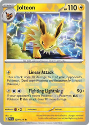 Jolteon (029/131) (Master Ball Pattern) [Scarlet & Violet: Prismatic Evolutions]