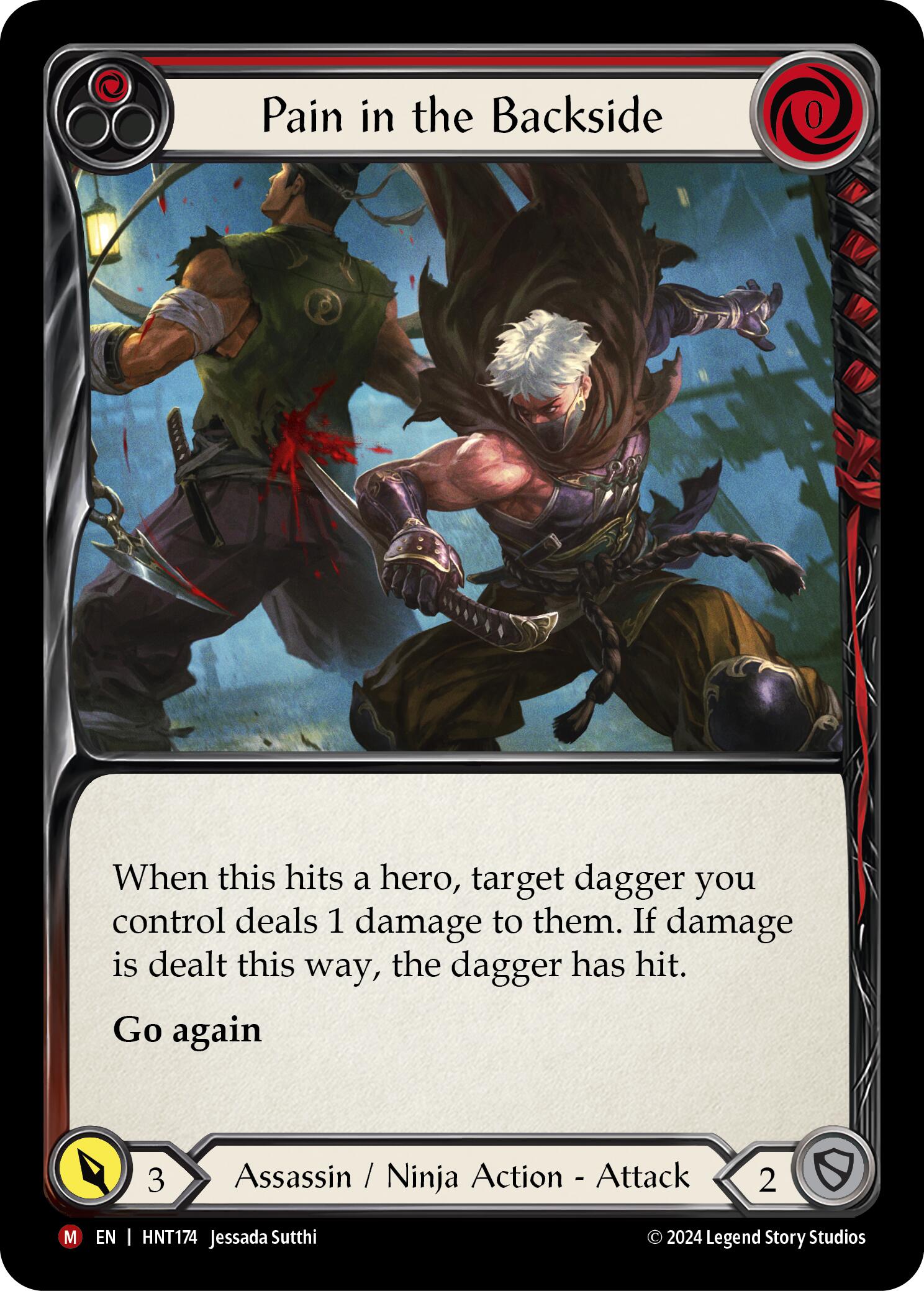 Pain in the Backside [HNT174] (The Hunted)  Rainbow Foil