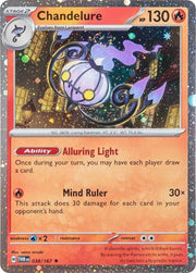 Chandelure (038/167) (Cosmos Holo) [Scarlet & Violet: Twilight Masquerade]