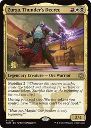 Zurgo, Thunder's Decree [Tarkir: Dragonstorm Prerelease Promos]