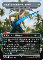 Tidus's Brotherhood Sword - Sword of Truth and Justice [Secret Lair Drop Series]