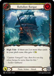 Battalion Barque (Yellow) [SEA153] (High Seas)  Rainbow Foil