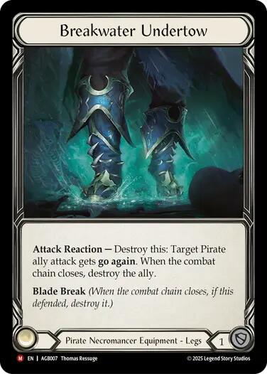 Breakwater Undertow [AGB007] (Armory Deck: Gravy Bones)  Rainbow Foil