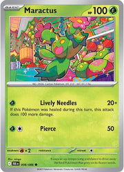 Maractus (008/086) [Scarlet & Violet: Black Bolt]