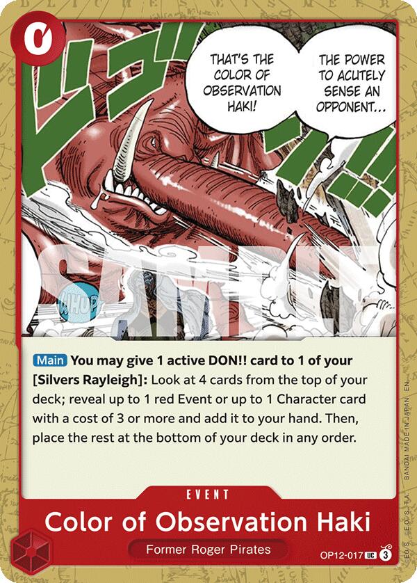 Color of Observation Haki [Legacy of the Master]