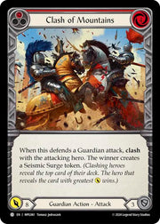 Clash of Mountains (Red) [MPG061] (Mastery Pack Guardian)  Rainbow Foil