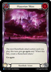 Mauvrion Skies (Blue) [AVS027] (Armory Deck: Legends Viserai)