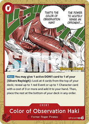 Color of Observation Haki [Legacy of the Master Release Event Cards]
