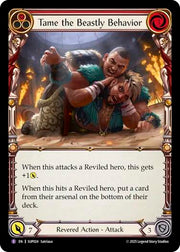Tame the Beastly Behavior [SUP024] (Super Slam)  Rainbow Foil