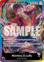 Monkey.D.Luffy (3rd Anniversary Tournament 3 Brothers Pack) [Carrying On His Will: 3rd Anniversary Tournament Cards]