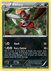 Bisharp (72/108) [Black & White: Dark Explorers]