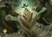 Rockalanche Art Card (Gold-Stamped Planeswalker Symbol) [Avatar: The Last Airbender Art Series]