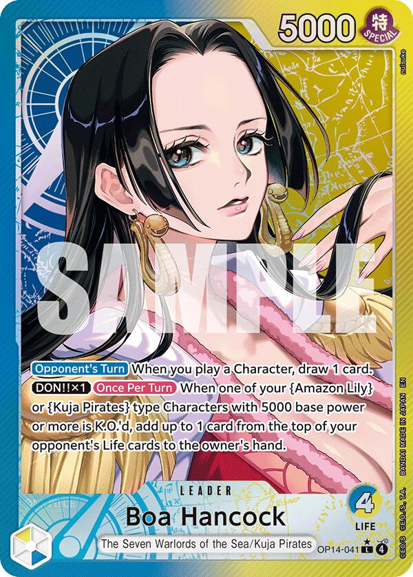 Boa Hancock (OP14-041) (Alternate Art) [The Azure Sea's Seven]