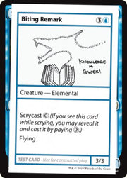 Biting Remark (2021 Edition) [Mystery Booster Playtest Cards]