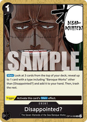 Disappointed? [The Azure Sea's Seven]