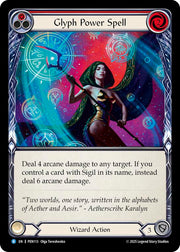 Glyph Power Spell (Red) (Regular) [PEN113] (Compendium of Rathe)