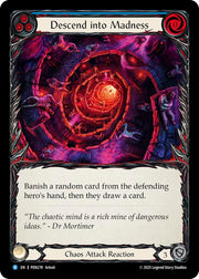 Descend Into Madness (Blue) (Rainbow Foil) [PEN278] (Compendium of Rathe)  Rainbow Foil