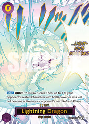 Lightning Dragon (Alternate Art) [Adventure on Kami's Island]