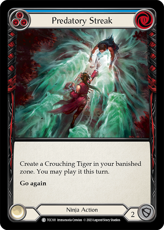 Predatory Streak (Blue) [TCC101] (Round the Table: TCC x LSS)