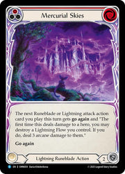 Mercurial Skies (Red) [OMN059] (Omens of the Third Age)  Rainbow Foil