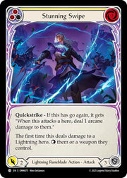 Stunning Swipe (Yellow) [OMN075] (Omens of the Third Age)  Rainbow Foil