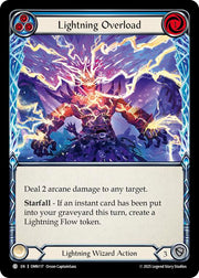 Lightning Overload (Blue) [OMN117] (Omens of the Third Age)  Rainbow Foil