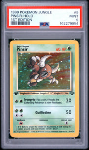 Pinsir-Holo 1st Edition Pokemon Jungle 9 NM PSA 9