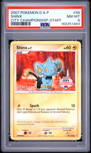 Shinx City Championship-Staff Pokemon Diamond & Pearl 98 NM PSA 8