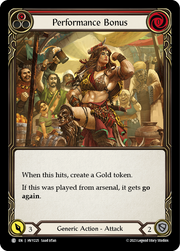 Performance Bonus (Red) [HVY225] (Heavy Hitters)  Rainbow Foil