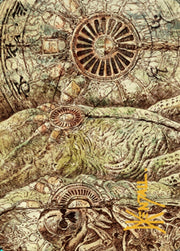 Phyrexian Processor Art Card (Gold-Stamped Signature) [The Brothers' War Art Series]