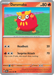 Darumaka (034/197) [Scarlet & Violet: Obsidian Flames]