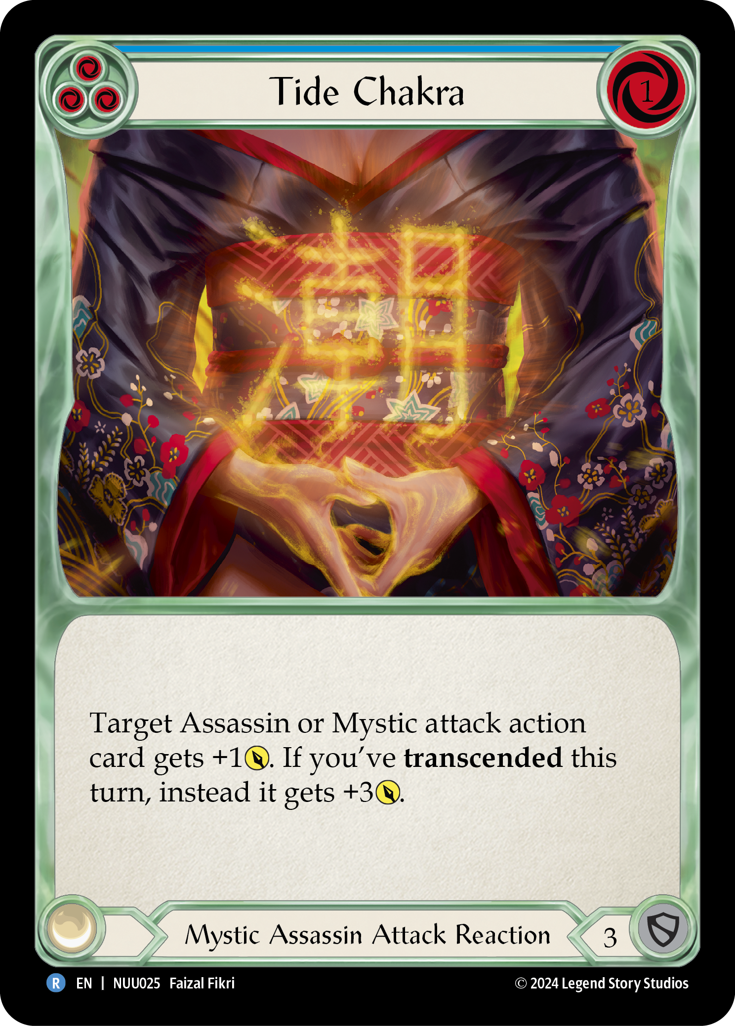 Tide Chakra [NUU025] (Part the Mistveil Nuu Blitz Deck)
