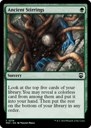 Ancient Stirrings (Ripple Foil) [Modern Horizons 3 Commander]
