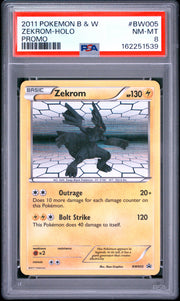 Zekrom-Holo Promo Pokemon Black & White Promo BW005 NM PSA 8