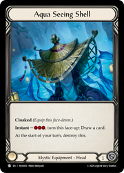 Aqua Seeing Shell [NUU003] (Part the Mistveil Nuu Blitz Deck)