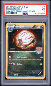 Shelgon-Holo Drv-Spg.Reg.Champ-Staff Pokemon Black & White Dragon Vault 7 NM PSA