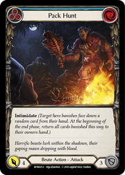 Pack Hunt (Blue) [WTR025-C] (Welcome to Rathe)  Alpha Print Rainbow Foil