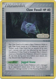 Claw Fossil (78/92) (Stamped) [EX: Legend Maker]