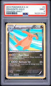 Dragonite-Holo Dragon Vault Pokemon Black & White Dragon Vault 5 NM PSA 9