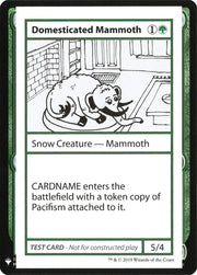 Domesticated Mammoth [Mystery Booster Playtest Cards]