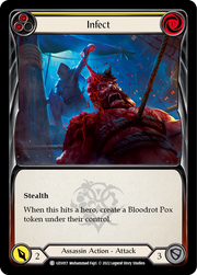 Infect (Yellow) [UZU017] (Outsiders Uzuri Blitz Deck)
