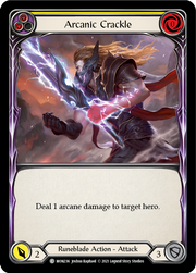 Arcanic Crackle (Yellow) [MON236-RF] (Monarch)  1st Edition Rainbow Foil