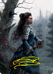 Mina Harker Art Card (Gold-Stamped Signature) [Innistrad: Crimson Vow Art Series]