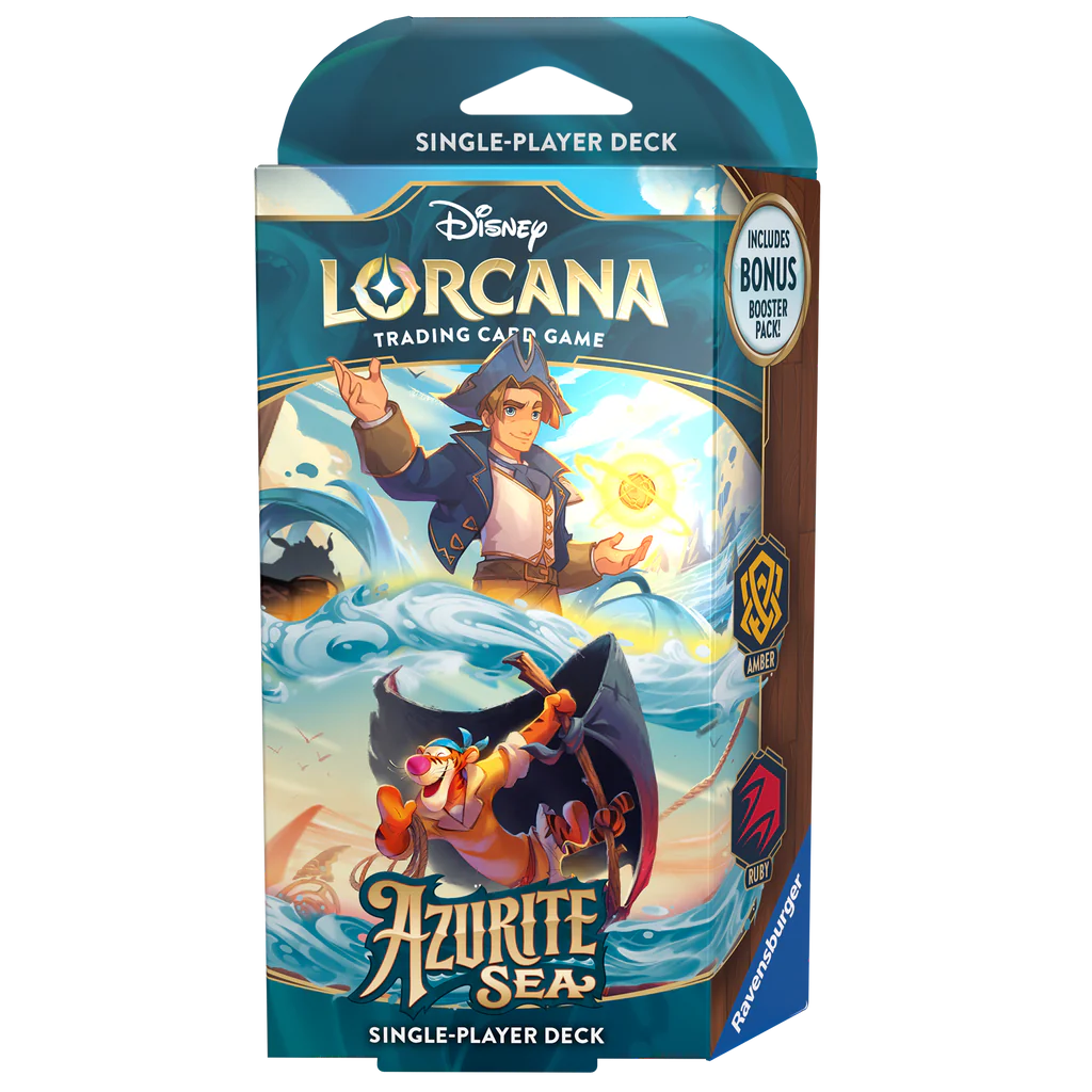 Disney Lorcana Azurite Sea - Starter Deck (Amber & Ruby)