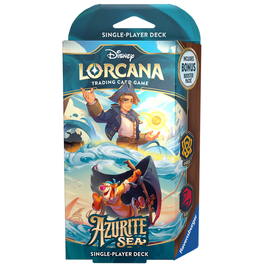 Disney Lorcana Azurite Sea - Starter Deck (Amber & Ruby)