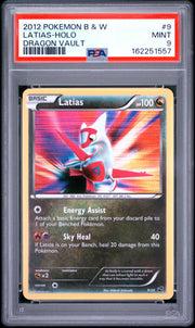 Latias-Holo Dragon Vault Pokemon Black & White Dragon Vault 9 NM PSA 9