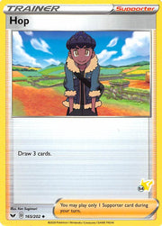 Hop (165/202) (Pikachu Stamp #54) [Battle Academy 2022]