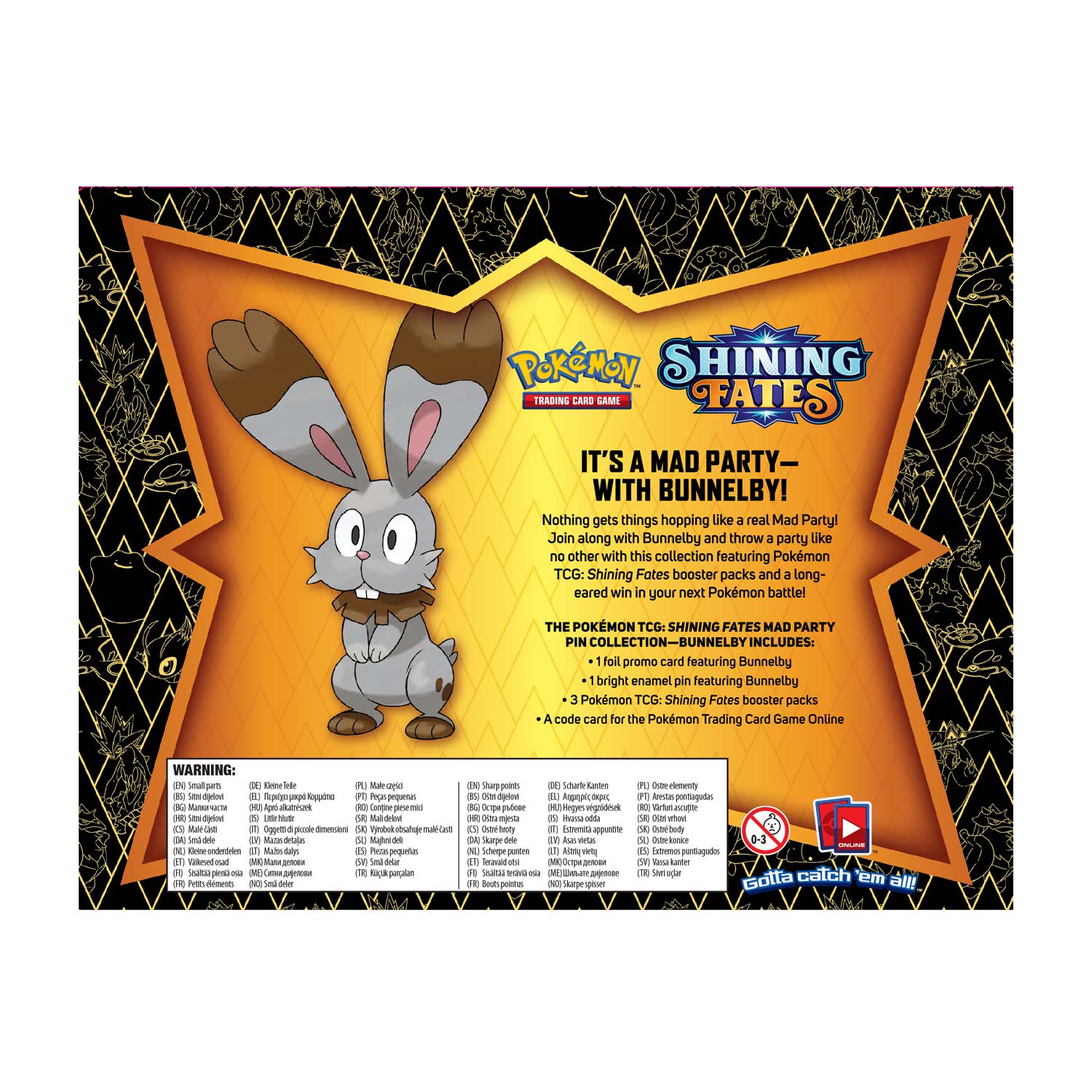 Shining Fates - Mad Party Pin Collection (Bunnelby)