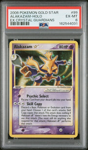 Alakazam-Holo Ex Crystal Guardians Pokemon Ex Crystal Guardians 99 NM PSA 6