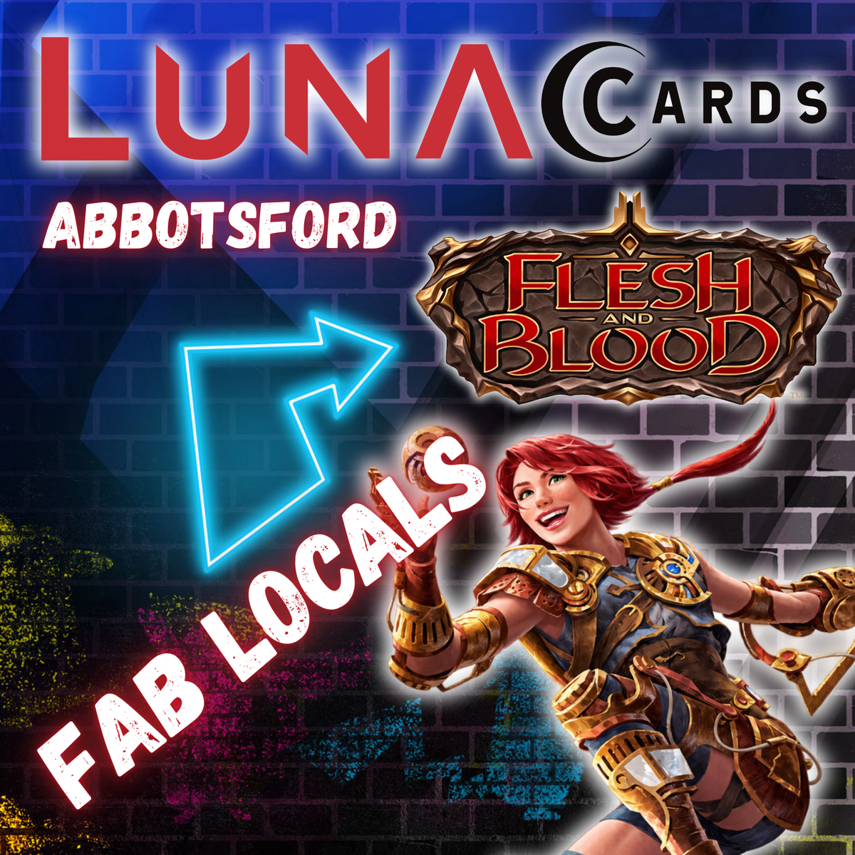 Flesh & Blood Luna Cards Abbotsford Locals